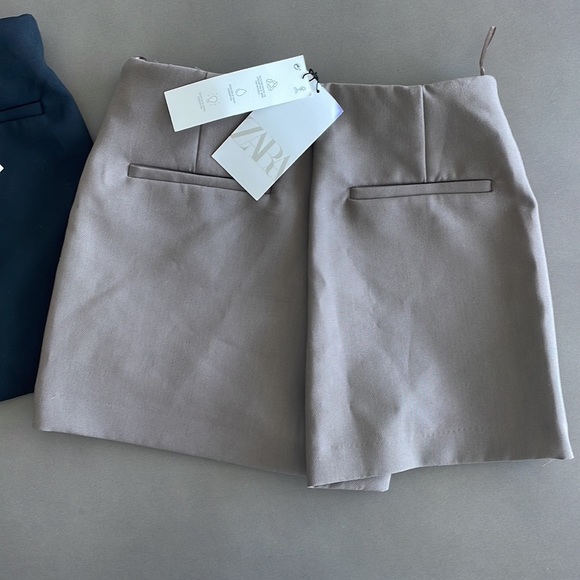 Zara Skort in Taupe New With Tags! - Picture 2 of 7